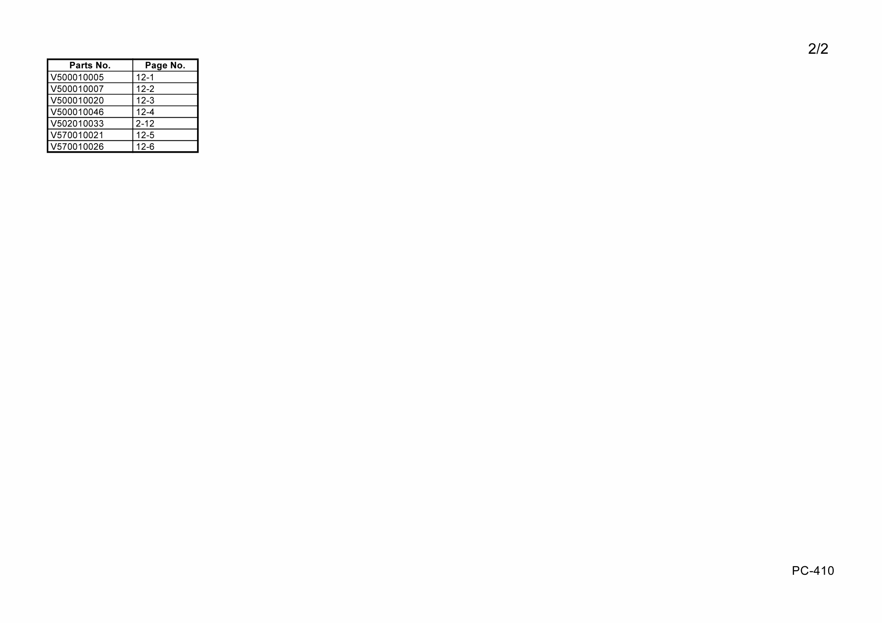 Konica-Minolta Options PC-410 A2XM003 Parts Manual-2